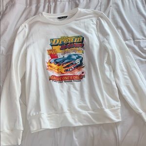 Graphic long sleeve t shirt.